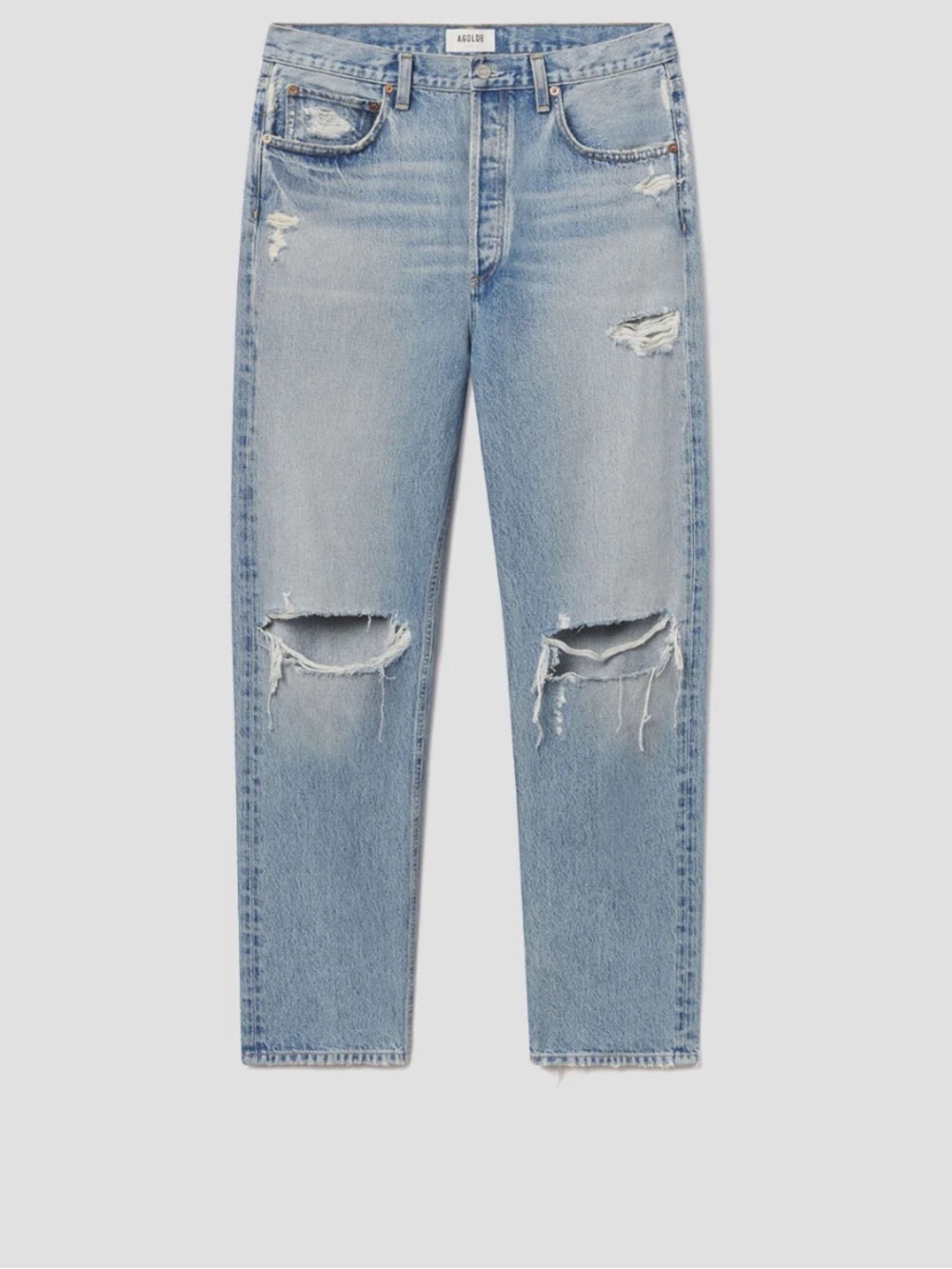 NEVER WORN AGOLDE 90'S JEAN IN THREADBARE